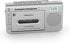 TOMASHI Portable Cassette Player with AM/FM Radio, 3.5mm Headphone Jack, Built-in Microphone