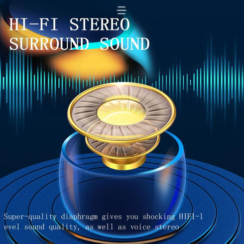 Wireless Earbuds with Large Charging Case, IPX5 Waterproof Hi-Fi Stereo Sound for Active Lifestyle