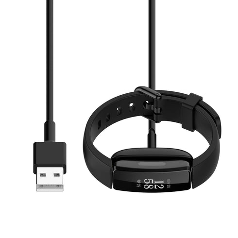 FitTurn USB Charger Compatible with Fitbit Inspire 3 Activity Tracker, 3.3ft/100cm Replacement Charging Clip Cable Base