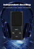 FKLBBLPM MP3 5.2, 32GB Player with Bluetooth Portable Music Player with Memory Card, Stereo Earphone, Voice Recorder