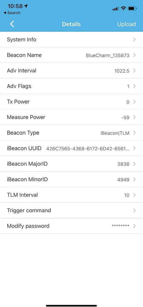 Blue Charm Beacons - Bluetooth BLE iBeacon (BC021-MultiBeacon) with Movement Sensor and Long Range BLE 5.0
