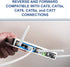 On-Q AC3525WHV1 5e Patch Cable, 25 Feet, White