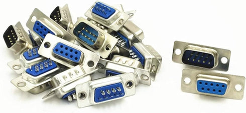 XJSXZC Computer DB Male Female Solder Type Adapter, D-SUB Connector, 10 Pairs