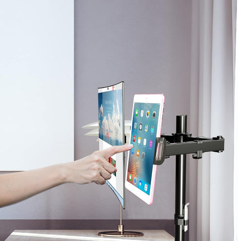 Pholiten Universal VESA Mount Adapter for Tablets, 2-in-1 Laptops, 15.6 inch Monitors & Phone, ESA 100x100