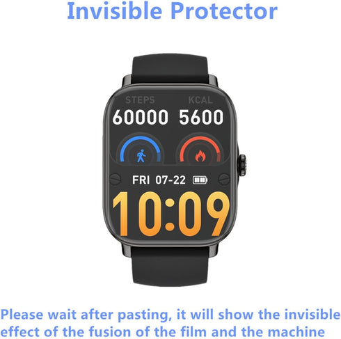 Compatible 6 Pack Screen Protector for Zhizhi P72 Smart Watch, Full Coverage Clear TPU Film