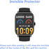Compatible 6 Pack Screen Protector for Zhizhi P72 Smart Watch, Full Coverage Clear TPU Film
