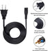 2 Prong Power Cord for LG SPK5B-W SK5Y SH4 SHC4 SH5B Subwoofer Power Cord Replacement 8ft IEC C7 Power Cord AC Cable