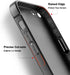 TENOC Phone Case Compatible with iPhone 6 & 6s, Black Anti-Fingerprint Protective Bumper Matte Cover 4.7 Inch