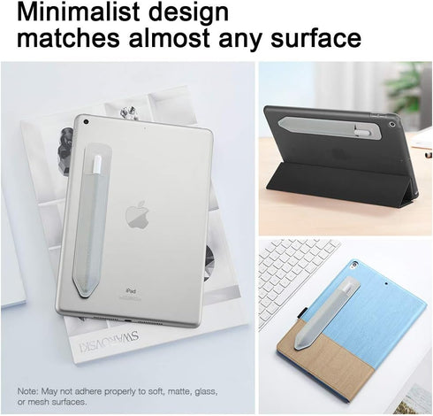 ESR Pencil Holder Compatible with Pencil (2nd/1st Generation) & Pencil (USB-C), Stylus Pens Protected, Silver Grey