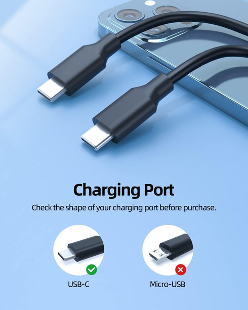 Foldable 20W Fast Charging Charger for Google Pixel (Black)
