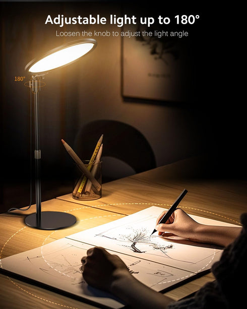 Ring Light with Stand for Zoom Meetings, 360° Rotate 10.5" Zoom Lighting for Video Calls and Live Streaming