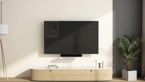 ynVISION.DESIGN TV Mount Bracket Compatible with Sonos Ray Soundbar - Mount Directly Underneath Existing tv (TV Wall