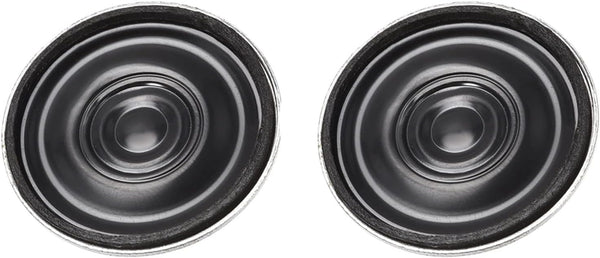 DMiotech 2 Pack 0.5W 8 Ohm 27mm Diameter DIY Magnetic Speaker Round Type (Black)