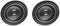 DMiotech 2 Pack 0.5W 8 Ohm 27mm Diameter DIY Magnetic Speaker Round Type (Black)