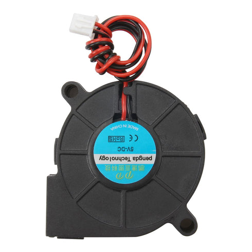 5Pcs Black Brushless DC Cooling Blower Fan 5015S, 5V, 50x15mm