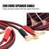 HiFi Speaker Wire, Pure Copper Speaker Cable Right Angle L Type Banana Plugs Line Wire Red & Black(1.8m)
