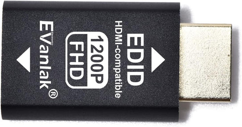 HDMI EDID Emulator Passthrough Dongle, 3rd Generation Adapter for Mac Thunderbolt to HDMI - 3 Pack