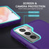 AICase Galaxy S21 Plus Case with Screen Protector, Heavy Duty Drop Protection, Rugged Shockproof/Dust Proof Phone Cover.