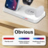 Wireless Charger, 4 in 1 Charging Station, Fast Stand for iPhone 15/14/13/12/11 Pro Max XR/XS 8 Plus, for Apple Watch