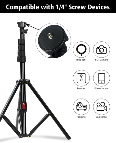 Olylogic All-in-One Extendable Phone Tripod & Selfie Stick, Lightweight Portable Camera Tripod Stand Compatible