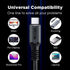 VCOM 4 FT USB 4 Cable for Thunderbolt 4: 100W, 40Gbps, 8K@30Hz, Dual 4K, Compatible with MacBooks, Hubs, Docks.