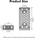 MokerLink Metal Rack Mount Ear for 17.3 inch Switches, Compatible with Cisco 2960X 2960XR 3650 3850