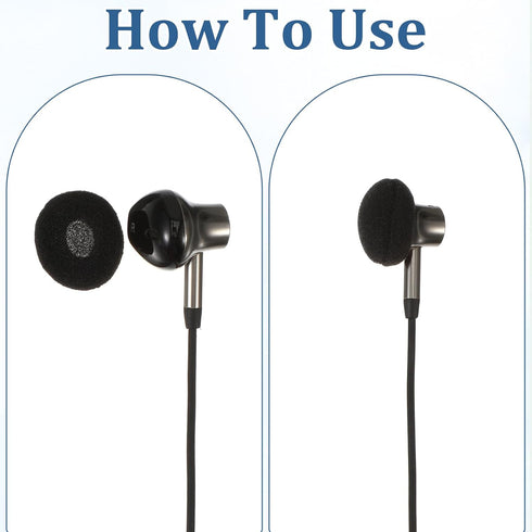Trinkrittey 50 18mm MP3 MP4 13-18mm Pcs Earbud Sponge Cover Protector Soft Foam Earbud Tips Cushions for NAD Earpiece
