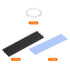 MECCANIXITY Copper Heatsink Coated Graphene 70x20x3mm with Thermal Pad for M.2 SSD PC, Laptop Cooler Set