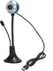ASHATA Mini Web Camara with Microphone, 360 Degree Rotated USB 480P HD Webcam