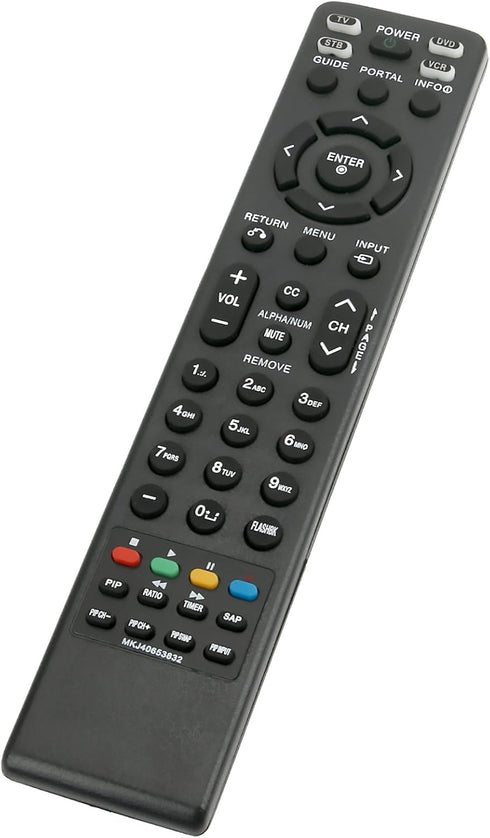 New Remote Replace MKJ40653832 - Compatible with LG TV Models 32LD650H, 32LD655H, 32LD660H, and more