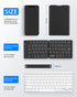 Samsers Foldable Bluetooth Keyboard, Portable Wireless Keyboard with Stand Holder, Rechargeable Ultra Slim for IOS