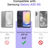 JETech Screen Protector for Samsung Galaxy A25 5G 6.5 Inch, 9H Tempered Glass Film, Anti-Scratch, HD Clear, 3-Pack