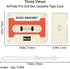 Cassette Tape Case Cover for AirPods Pro 2nd Generation, Shock Resistant, Washable, Scratch Proof with Cleaning Kit &
