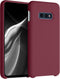 kwmobile Case Compatible with Samsung Galaxy S10e - TPU Silicone Phone Cover with Soft Finish, Rhubarb Red