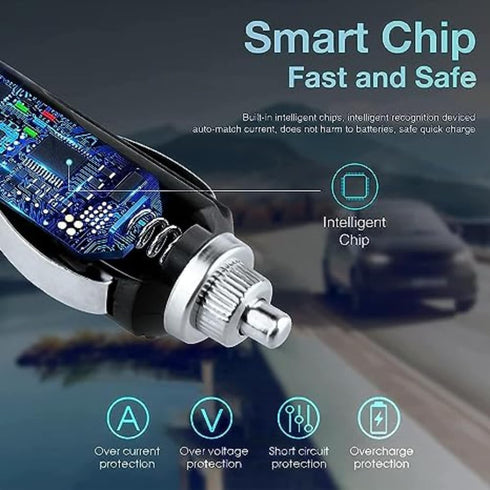 Marg C320 C310 C330 C340 Compatible Replacement Car Adapter for GPS Garmin StreetPilot Power Adapter Charger Wire Power