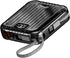 Winsway 10000mAh 22.5W 3A 4 2 Small Power Bank with Built in Cable, Fast Charging, Outputs Inputs, Mini Portable