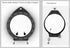Front Door Speaker Adapter Spacer Rings for 2010-2015 Chevy Camaro, SAK075_55, 1 Pair