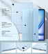 MoKo iPad Air 11 Inch Case for 7th/6th Gen M3/M2 2025/2024, 5th/4th Gen 10.9" 2022/2020, Slim Protective Sky Blue Cover