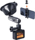 Suction Cup Mount for Gopro iPhone, Anti-Shake Metal Arm Car Camera Mount with 1/4 Thread & Phone Holder for VLOG/Video