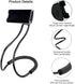 Upgraded Cell Phone Stand Hanging on Neck, Hands-Free Mobile Phone Holder Clip on Bed/Table 360° Rotation