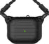 Waterproof Case for AirPods Pro, 2nd Generation, Anti-Lost with Wireless Charging, Lanyard and Carabiner (Black)
