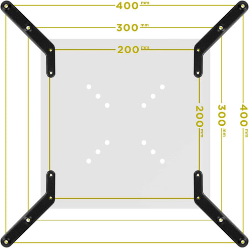 200x200 mm 300x300 400x400 mm 32 Inch 55 Inch Mount-It! VESA Mount Adapter Kit | TV Wall Mount Bracket Adapter Converts