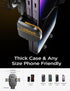 LISEN Phone Mount for Car, Ultra Stable Holder for Car Vent, Steel Hook Clip for iPhone 15/14/13 Pro and Samsung Galaxy