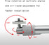 Telescopic Projector Camera Mounted Bracket Aluminium Alloy Perfect as Projector CCTV DVR DV Camera Trail Camera Mount for Home, Office or Classroom. (10.6-15.7in)