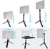 BYSTONE 2 Pack 2800-6500K Dimmable Photography,12" LED Photo Lighting kit with Stand Photoshoot Lights for Product
