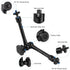 Car Headrest Camera Mount for GoPro/Insta 360/DJI OSMO, 10 inch Length Magic Arm, Aluminum Alloy