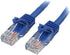 StarTech.com Cat5e Ethernet Cable10 ft - Blue - Patch Cable - Snagless