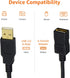 2.0 480Mbps 6.5 Amazon Basics USB-A Extension Cable, Male to Female, Transfer Speed, Foot, Black