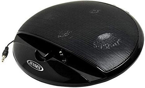 JENSEN SMPS-125 Portable Stereo Speaker for iPod/iPhone, MP3, Tablet, and Smartphone Black