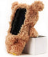 LUVI for iPhone 11 Furry Plush Case, Cute 3D Teddy Bear Style Lovely Cool Protective Cover - Brown